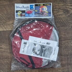New WindPaddle Scout Model Red Inflatable Kayak Sail Originally $145 Gorpcore